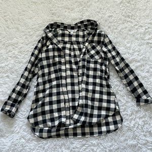 Black and white flannel